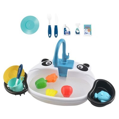 Play Play Sink Toys, Fließendes Wasser Abwaschen Automatisches