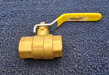 SCI 4347001320: 3/4" FPT Brass Full Port Ball Valve 600WOG, 201534