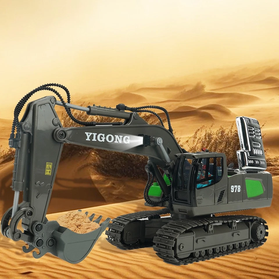 RC BAGGER MIT METALL-KLAPPE 680° DREHUNG UND LANGLEBIGER 1200MAH BATTERIE - Bild 4 von 4