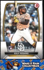 Eguy Rosario 2023 Bowman #63 San Diego Padres Rookie RC