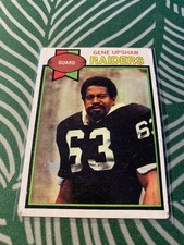 1979 Topps Gene Upshaw RAIDERS HOF - FREE SHIPPING