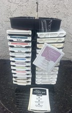 Stampin' Up Lot 50 Classic Ink Pads /all still moist pads  Color Caddy Carousel