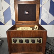 Vintage Capitol RS 101 Valve Record Player - 16, 33, 45, 78 - Untested