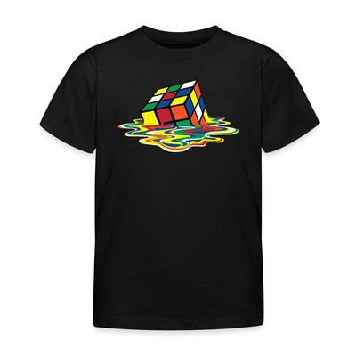 Rubik's Cube Zauberwürfel Melting Cube Kinder T-Shirt