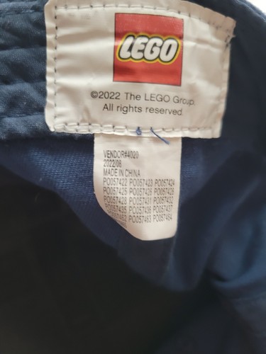 LEGO Dream It Build It Youth Snapback Hat Navy Blue Gray - Picture 4 of 5