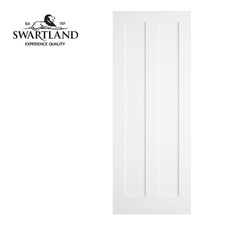 Shaker 2 Panel Solid Pine White Primed Internal Doors