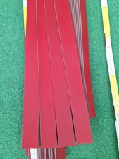 PU-Leder rot Rindsleder Lederriemen,Gürtelrohling 38 x 3,5mm dick 95-130cm