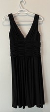 Davids Bridal, Black Cocktail Formal Sleeveless Dress. Women's Size 10