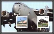 2176/ congo us air force Bf neuf ** MNH avion (plane) Bf grand format