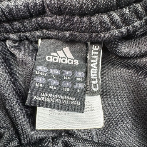 Adidas Climalite Sereno Youth Size Large Training Soccer Pants Black - Picture 11 of 16