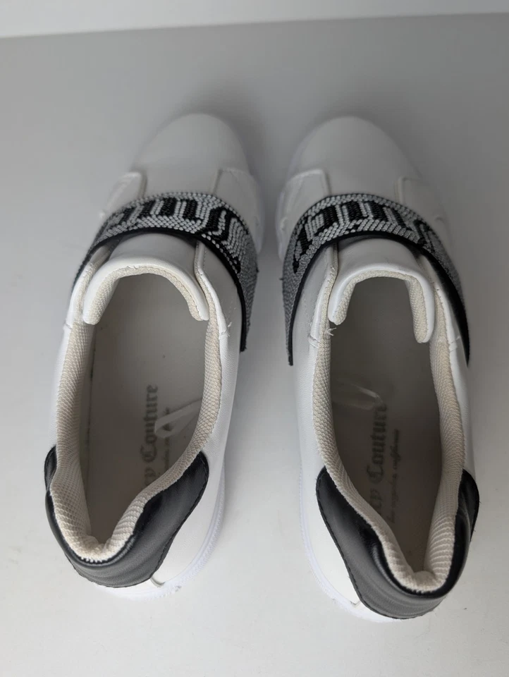 Juicy Couture Sneakers Women's Size 8 Designer JC Cosmic Slip-On Shoe Rhinestone - Image 4 of 4