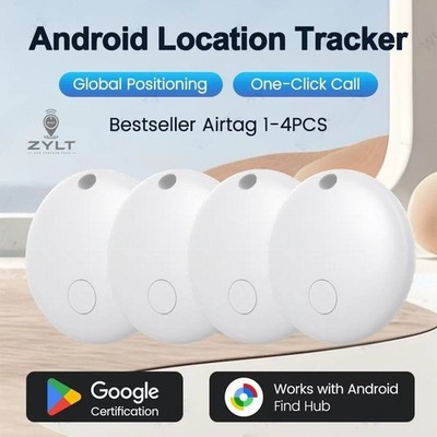 4er Pack Google Find My GPS Tracker Android Smart Aktivitätstracker tragbar weiß