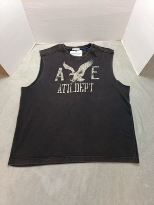 Vtg American Eagle ATH. Dept Sleeveless Shirt Men's Size XL Embroidered Classic