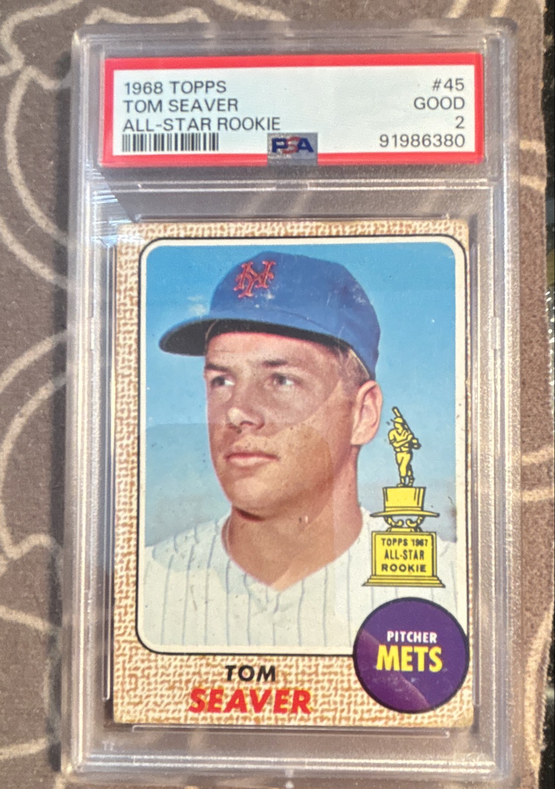 1968 Topps - Tom Seaver #45 PSA 2
