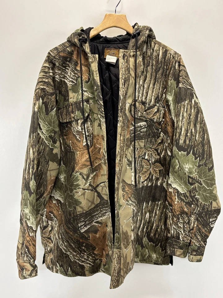 Duxbak realtree Camo Insulated Warm Coat Jacket Hunting Work XXL 2XL Mens Hood - Image 4 of 4