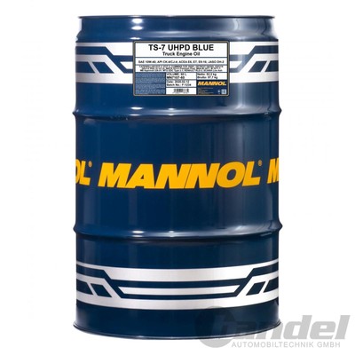 60L FASS MANNOL MOTORÖL LKW TS-7 UHPD 10W40 BLUE passend für VOLVO MB 228.51 MAN