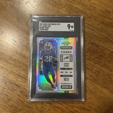 James Cook Rookie 2022 Panini Contenders Optic Rookie Ticket SGC 9