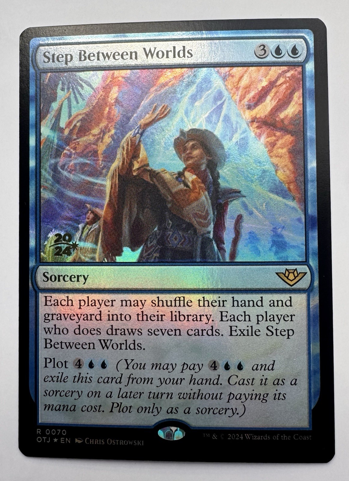 1x Step Between Worlds - Foil - Prerelease Promo - Outlaws of Thunder Junction