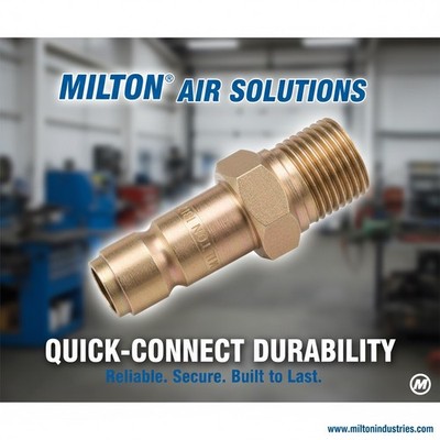Milton G Style Plug,1/2'' MNPT,PK5 1817 Milton 1817 Steel (PACK OF 5)