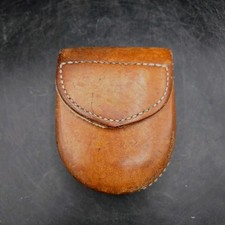 Vintage Safariland Black Basketweave Handcuff Pouch Leather 90V Police Gear