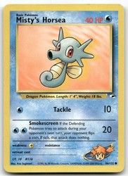 Misty's Horsea 86/132 Gym Heroes Common Unlimited