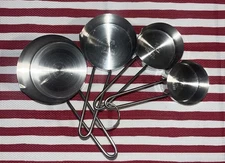 Stainless Steel Measuring Cups Set of 4 , 1/4 - 1 Cup