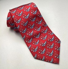 Vineyard Vines Red Lobster Tie 58 100 Silk