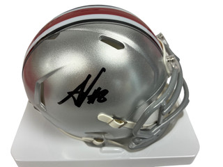 Arvell Reese Signed Autographed Buckeyes Mini Helmet Prime Time Witness