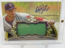 2013 Topps Triple Threads Jumbo Relics 22/75 Felix Doubront #UAJR-FD4 Auto
