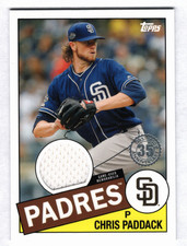 2020 Topps Series 2 1985 Jersey Chris Paddack San Diego Padres 1:74
