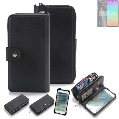 Geldbörse Etui für Acer Sospiro A61LX Schutz Hülle Handy Hülle Wallet Case 