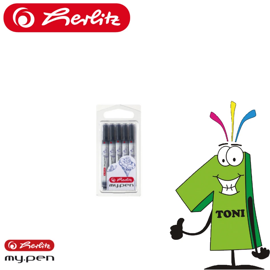 Herlitz My Pen Tintenpatronen Patronen Universalpatronen blau