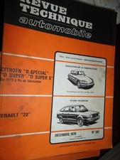 Revue technique Renault R20