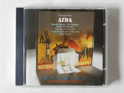 CD Giuseppe Verdi Aida Renata Tebaldi Ebe Stignani del Monaco Alberto Erede