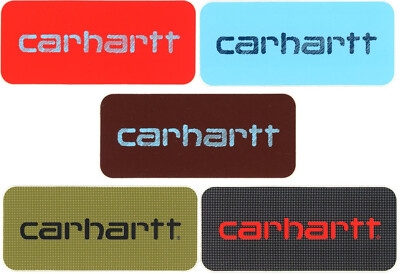 Carhartt WIP Streetwear Oldskool 5 Sticker Set Bunt 5 x 10x4cm Rechteckig