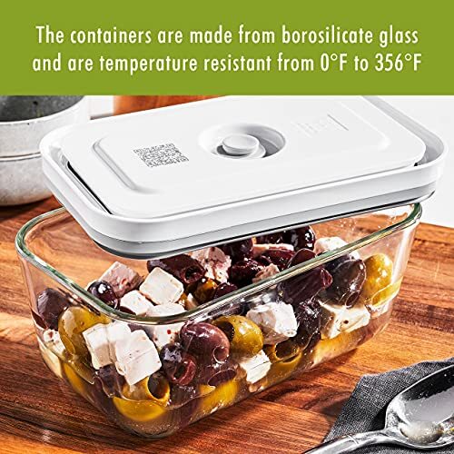 3PC Vacuum Food Storage Containers Keep Food Fresh 5X Longer BPA Free Glass - Picture 11 of 16