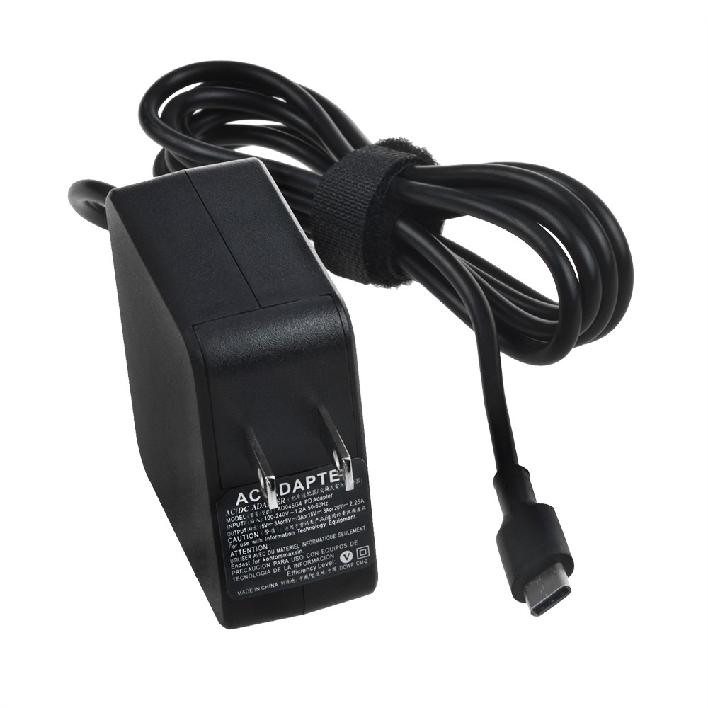 Chargeur USB-C 45W Pour Toshiba Portege X20W-D-10Q/10R - Neuf, Avec Câble Détachable