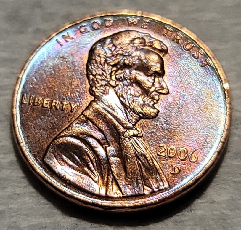2006 D Lincoln Memorial Penny Toned Beautifully #55 | eBay
