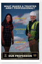 US Army Civilian Corps Trusted Army Professional CAPE Poster