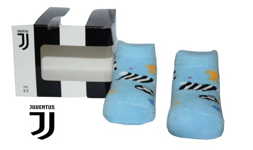 SCARPINE DA NEONATO JUVENTUS AZZURRE PRODOTTO UFFICIALE - 0-3 MESI CALZE  JUVE | eBay