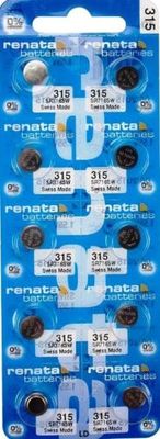 315 RENATA SR716SW (10 piece) Watch Battery Free Shipping Authorized Seller