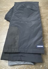 Lands End Ski Pants Womens Medium 10-12 Insulated Black 32x30 Snow Snowboard
