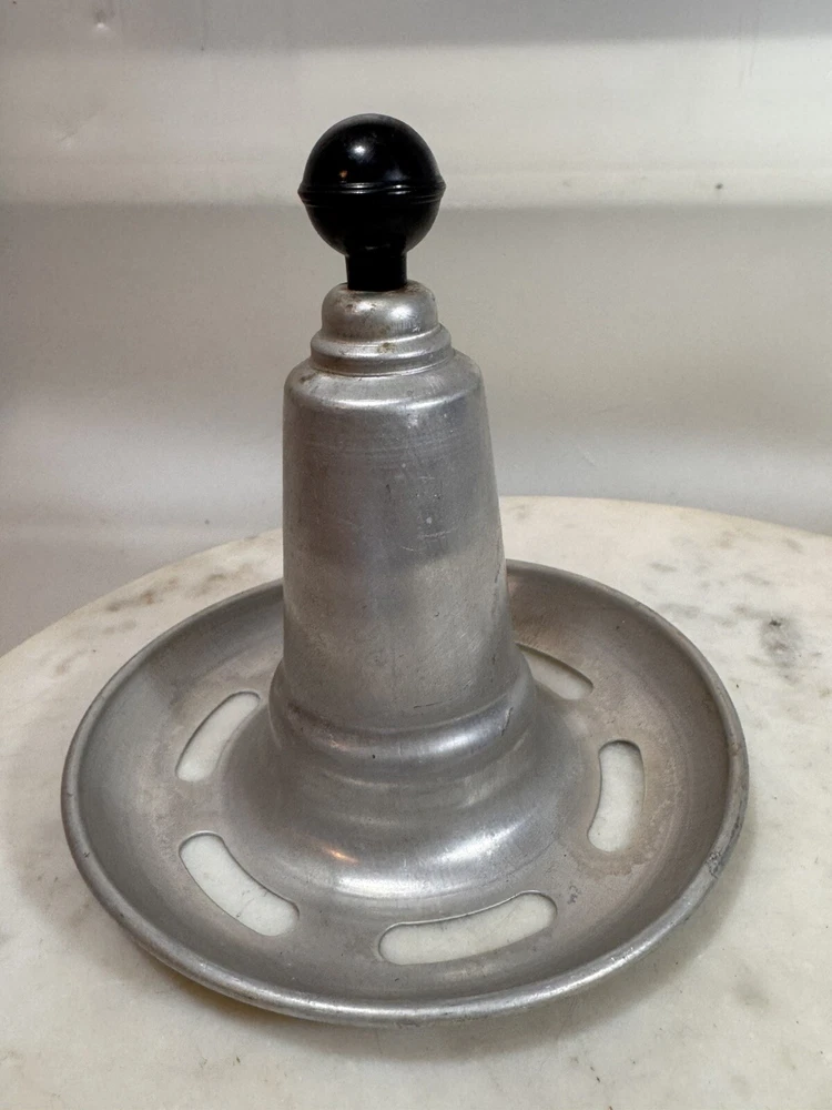 Vintage 1950s Whistling Egg Cooker Alarm Utensil Aluminum Kitchen Gadget Rare