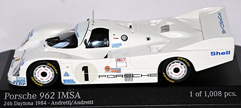 Porsche 962 IMSA 24h Daytona #1 Andretti 1:43 Minichamps - Image 2 of 4
