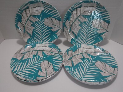 Tommy Bahama Green With Floral Design 100% Melamine 9