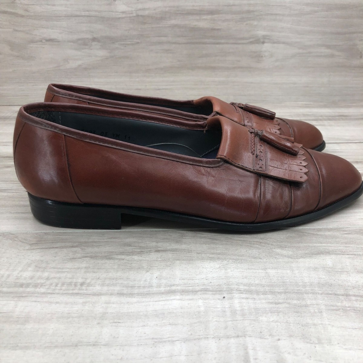 Stacy Adams slip on dress shoes, 11 Men\'s, Light Brown Leather Men main image 2