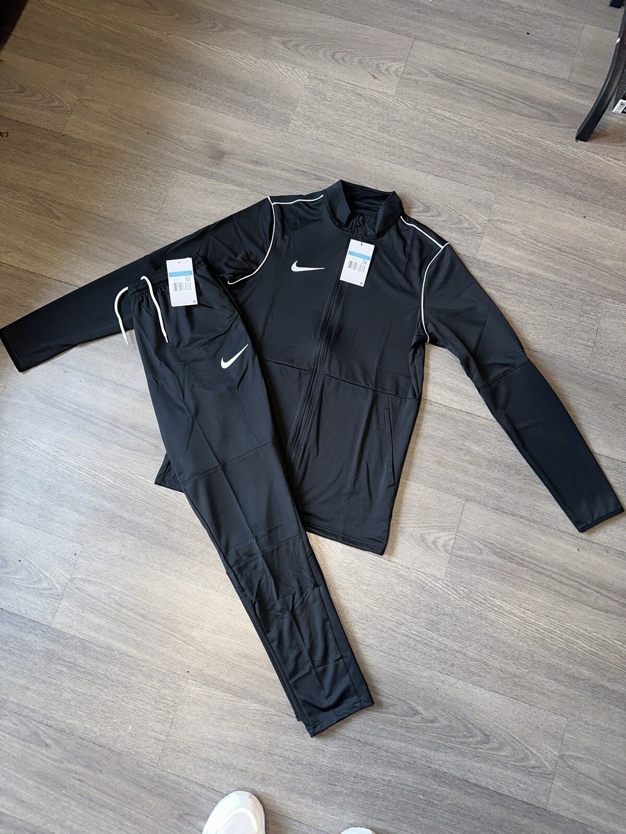 nike academy tracksuit triple black