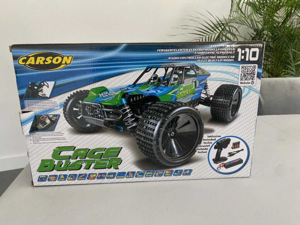 Voiture 4x4 1/10 Cage Buster Carson pour vos sorties de pilotage outdoor en forêt
