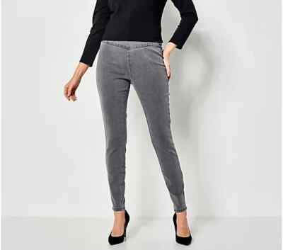 Girl with Curves Regular Denim Jeggings-Dark Gray Wash-2X-NEW-A458131