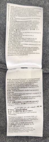 Banana Republic Men's Long Sleeve Blue Grey White Striped Sweater Size L - Picture 13 of 14